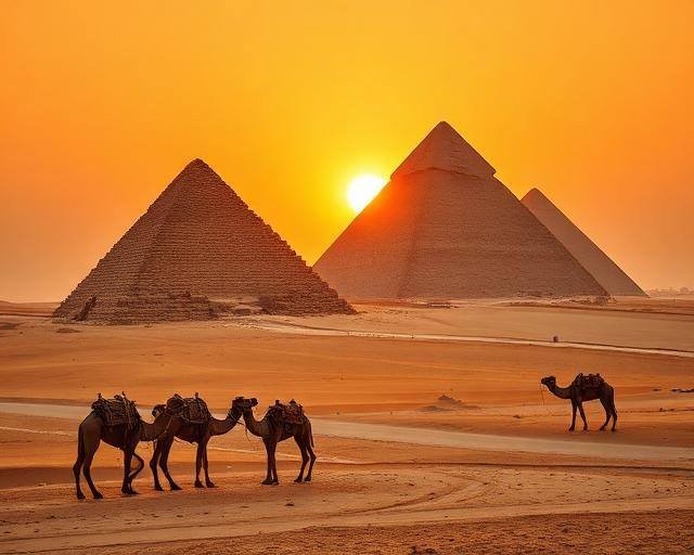 Pyramides de Gizeh — Visa Égypte